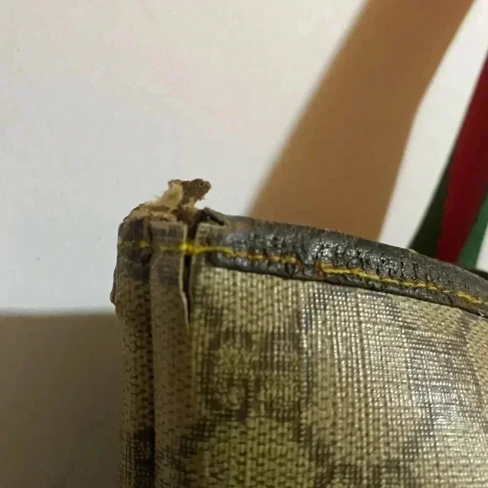 Gucci vintage GG mico web tote handbag